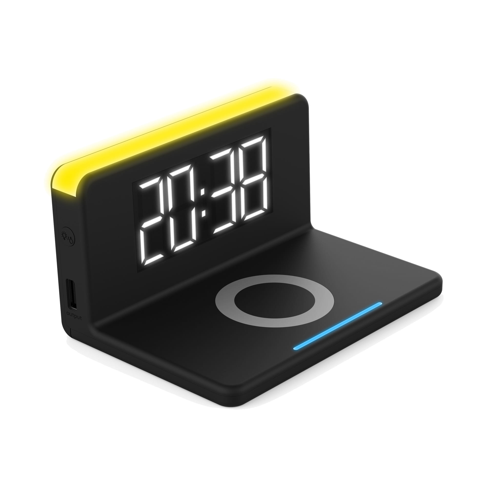 TerraTec ChargeAir clock! - Induktive Ladematte - 10 Watt (USB)