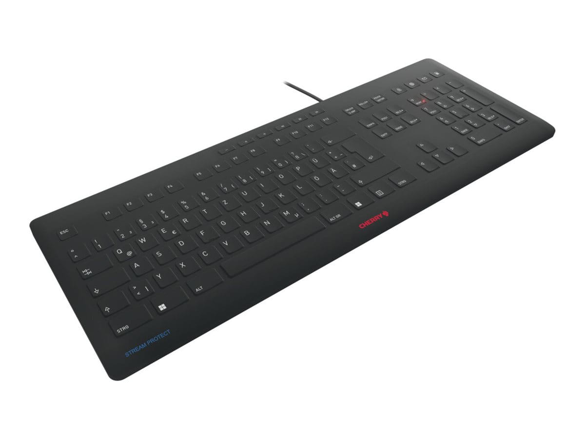 Cherry STREAM - Tastatur - USB - Deutsch - Tastenschalter: