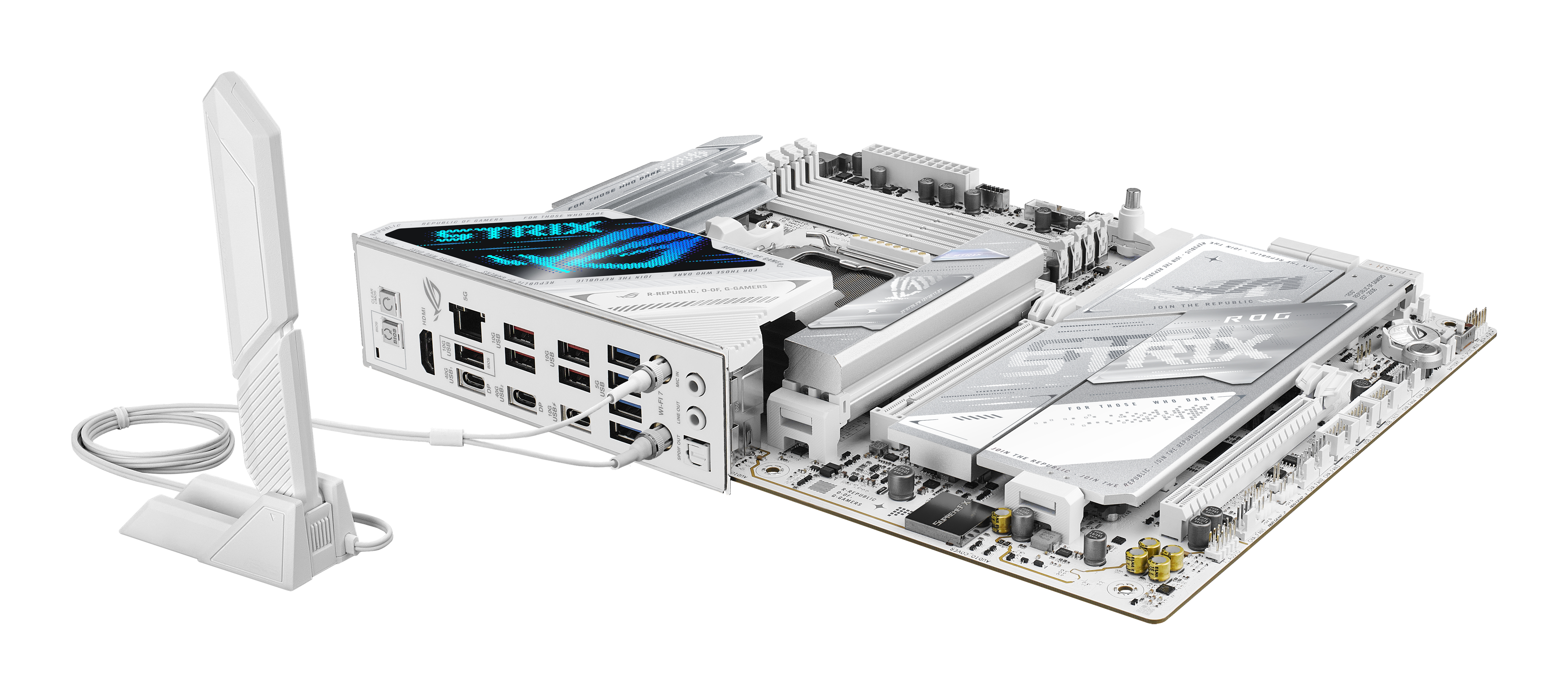 ASUS ROG STRIX X870E-A GAMING WIFI7 NEO - Motherboard - ATX - Socket AM5 - AMD X870E Chipsatz - USB4, USB 3.2 Gen 1, USB-C 3.2 Gen 1, USB-C 3.2 Gen 2x2, USB 3.2 Gen 2, USB-C 3.2 Gen2 - Wi-Fi 7, 5 Gigabit Ethernet, Bluetooth - Onboard-Grafik (CPU erforder