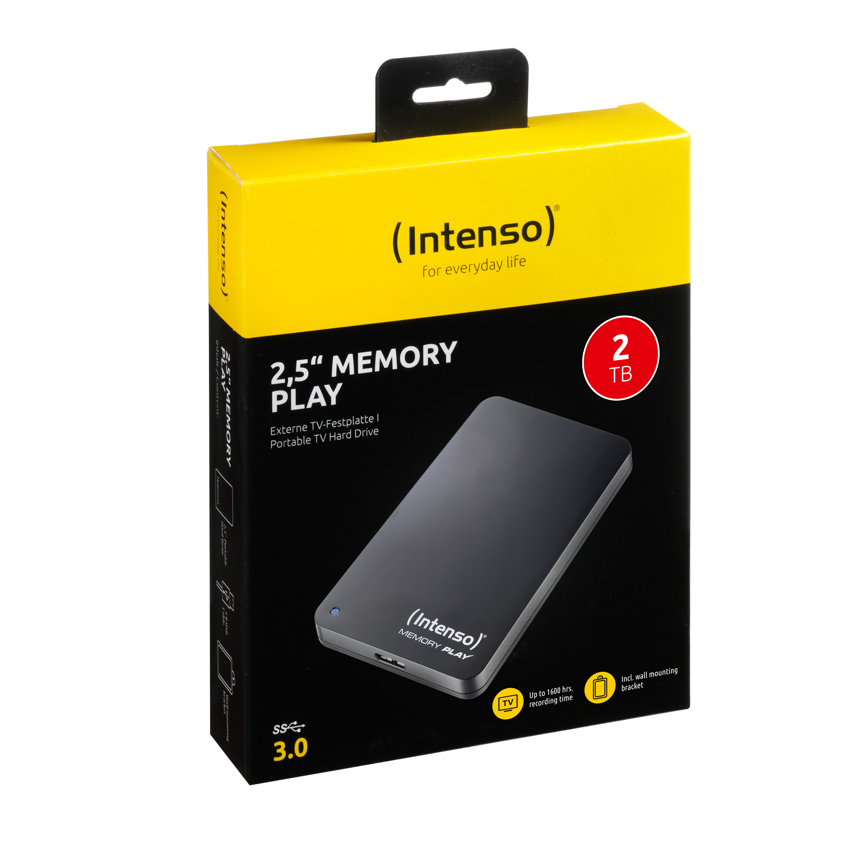 Intenso MEMORY PLAY - Festplatte - 2 TB - extern (tragbar)