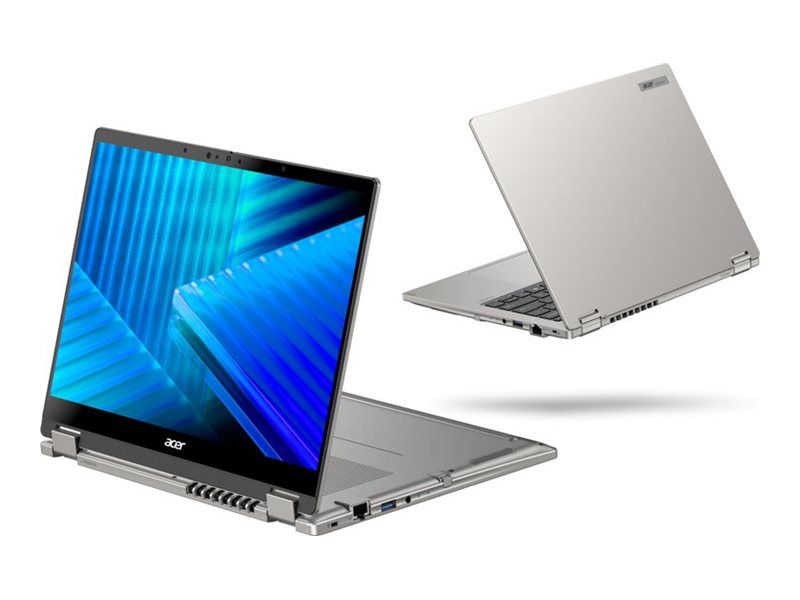 Acer TravelMate P2 Spin 14 TMP214RN-51-TCO - Flip-Design - Intel Core 3 304 / 1.5 GHz - Win 11 Pro Education - Intel Graphics - 8 GB RAM - 256 GB SSD NVMe - 35.6 cm (14")