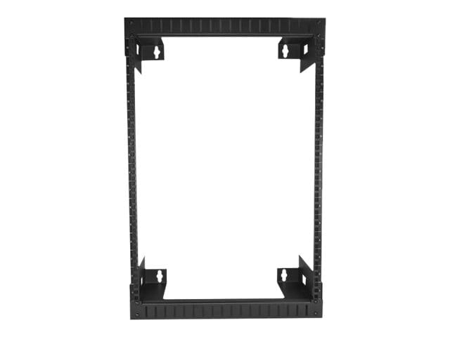StarTech.com 2-Pfosten 15HE Heavy-Duty Wandmontage Netzwerk-Rack, 19" Open Frame Server Rack, 12" Tief, Wandmontage Daten-Rack für IT / AV / Patch Panel / Computer Geräte - Käfigmuttern und Schrauben inkl., Wandmontiertes Regal, 15U, 90 kg, 9,7 kg, Sc