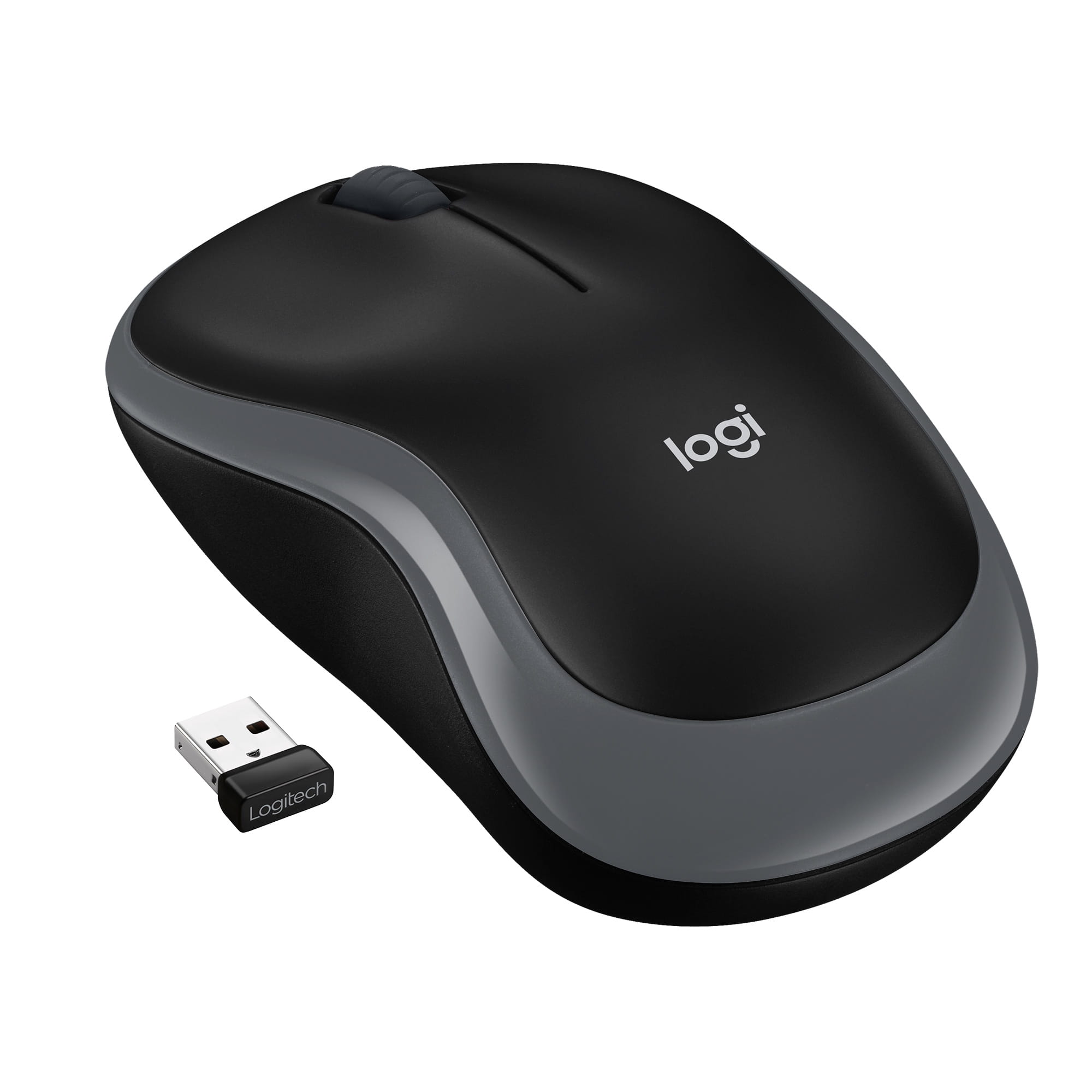 Logitech M185 - Maus - optisch - kabellos - 2.4 GHz - kabelloser Empfänger (USB)