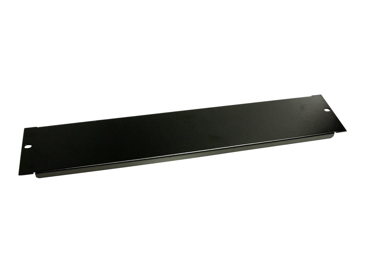 StarTech.com 2 HE Rack Blindblende für 19 Serverschränke und Racks - Blindabdeckung - Schwarz - 2U - 48.3 cm (19")