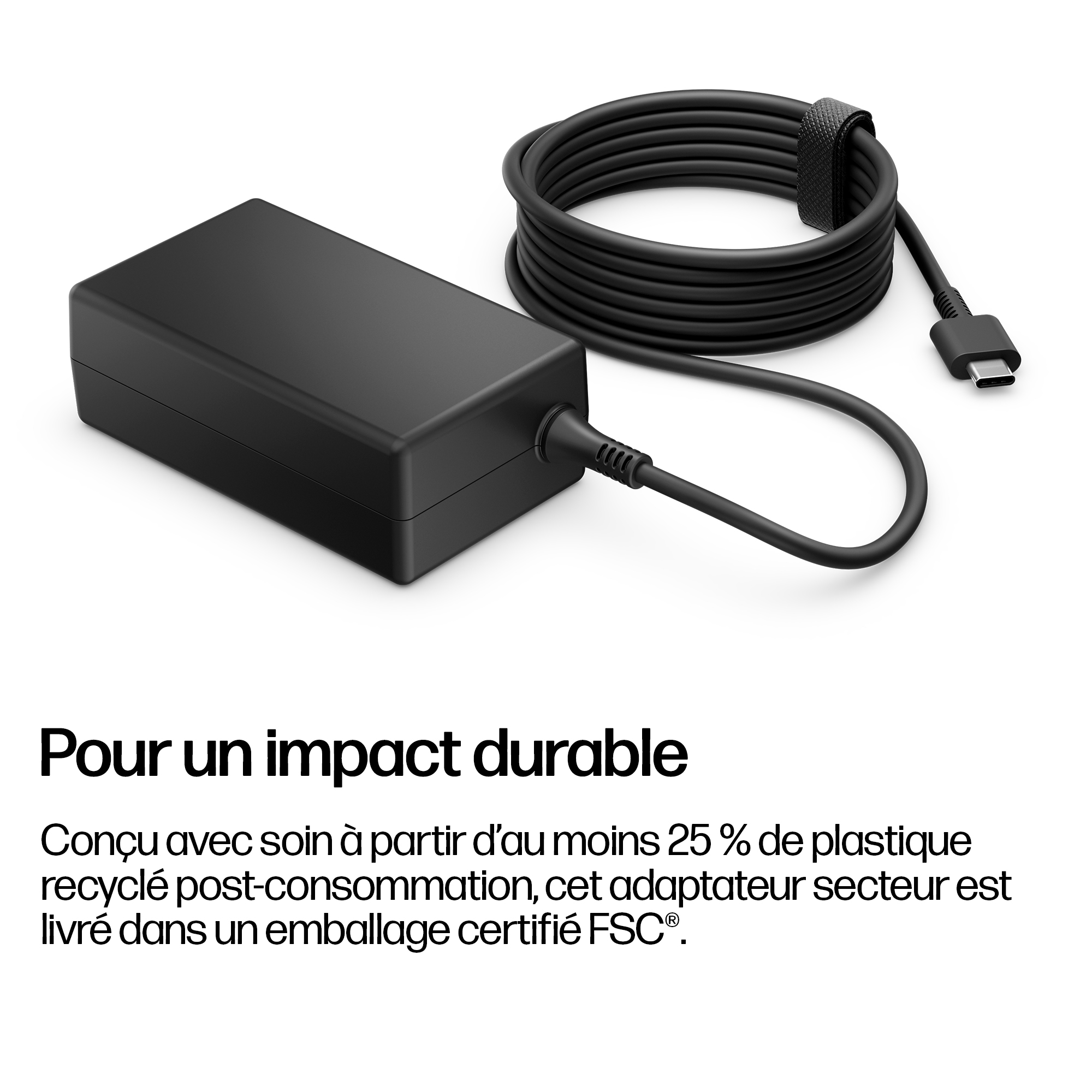 HP  USB-C Netzteil - GaN Laptop-Ladegerät - Wechselstrom 115/230 V