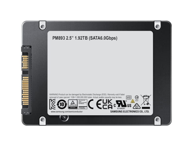 Samsung PM893 MZ7L3480HCHQ - SSD - 480 GB - intern - 2.5" (6.4 cm)