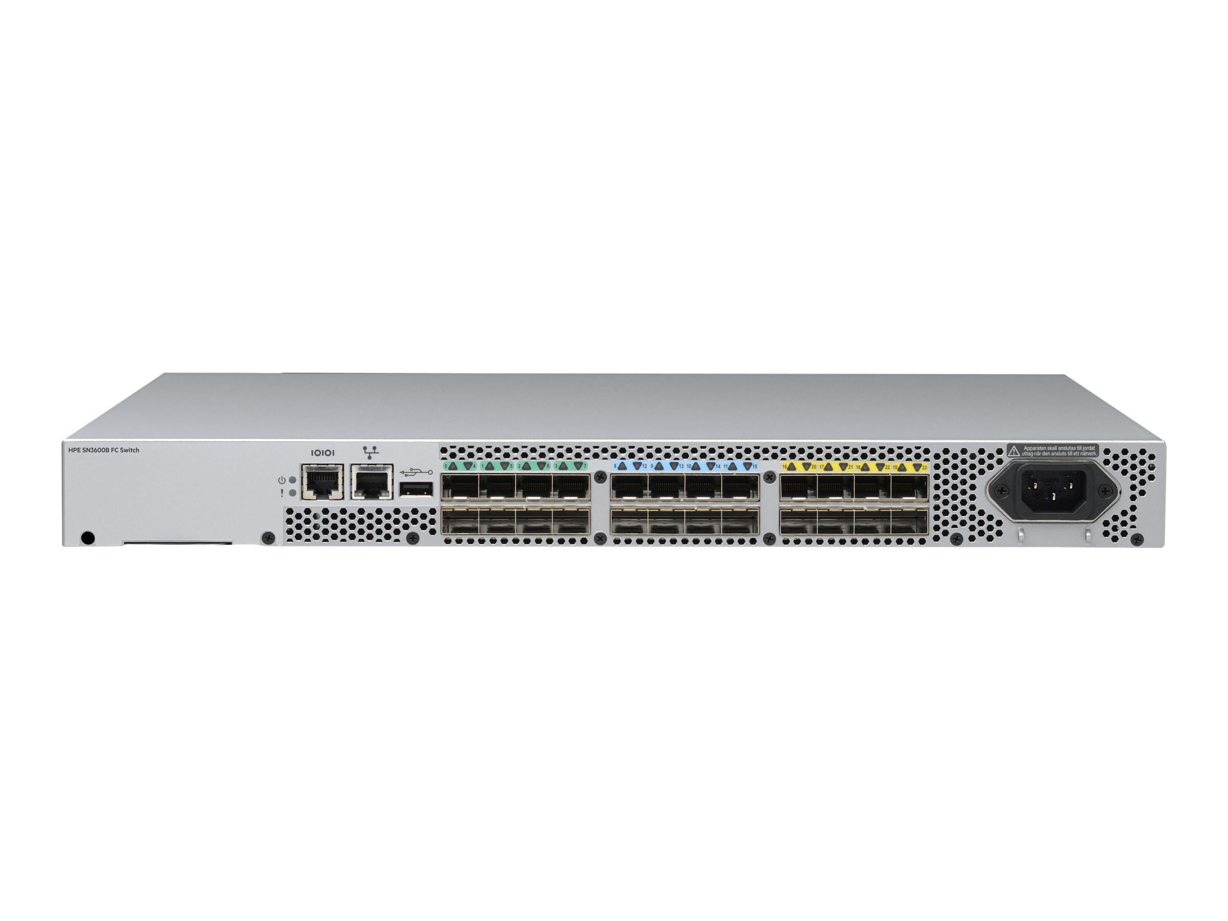 HPE SN3600B 32Gb 24/8 8-port 16Gb Short Wave SFP+ Fibre Channel Switch - managed
