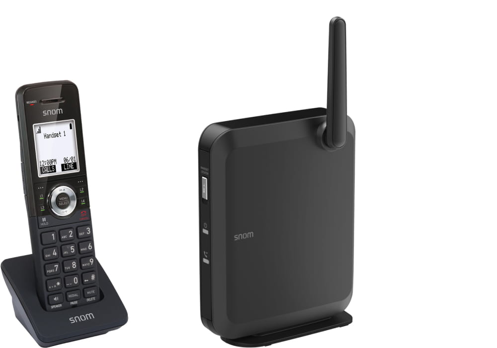 Snom M110SC - Schnurloses VoIP-Telefon mit Rufnummernanzeige