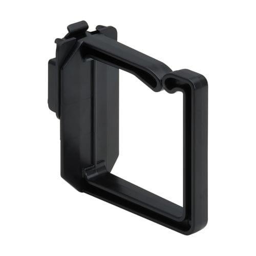 Eaton Tripp Lite Series Cable Management D-Rings for DIN Rails - Multi-Angle, 2U, Black, 2 Pack - D-Ring-Kabelführungskit (horizontal / vertikal)