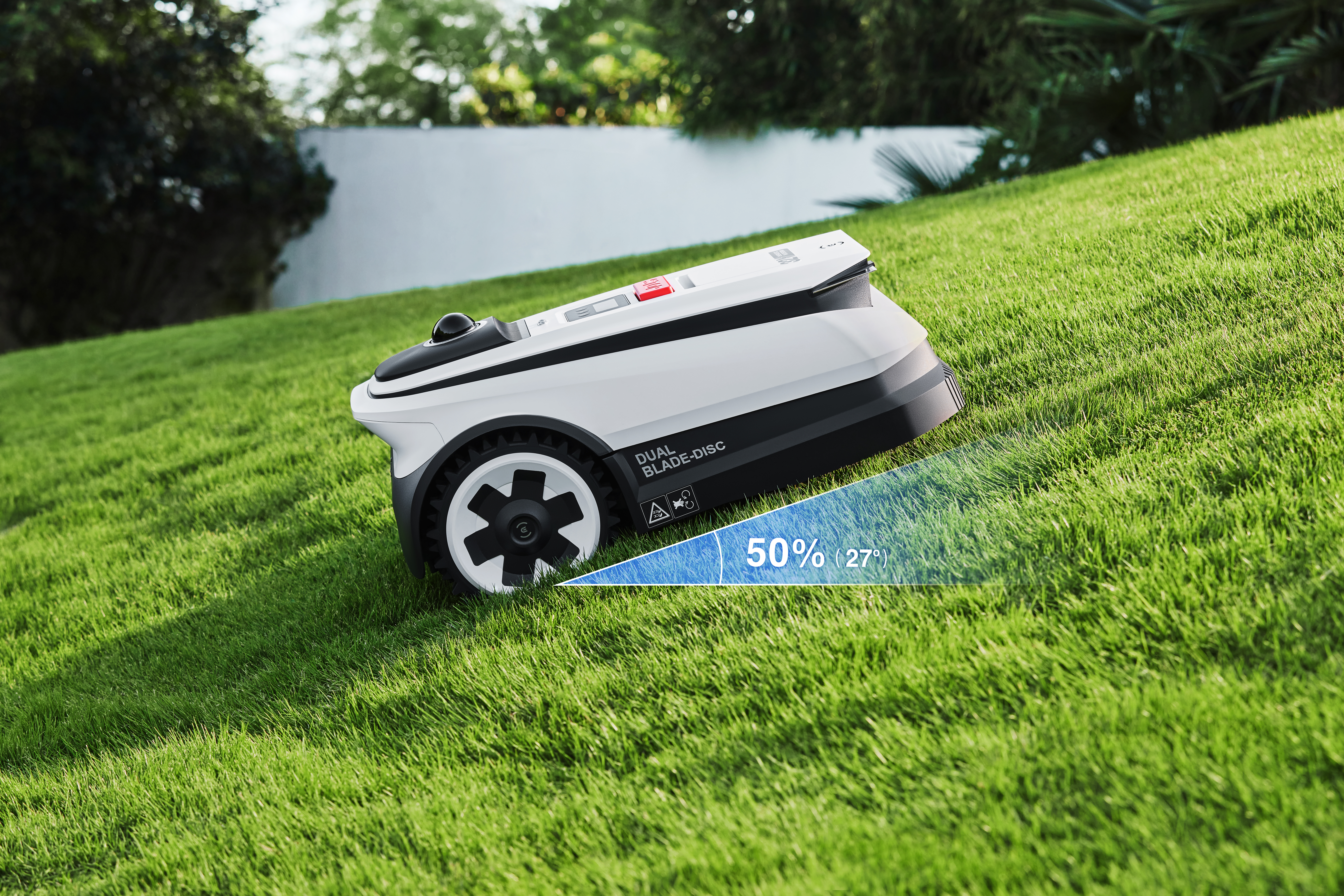 Ecovacs GOAT A1600 LiDAR PRO EU, Rasenmähroboter, 1600 m², 33 cm, 3 cm, 9 cm, 50%