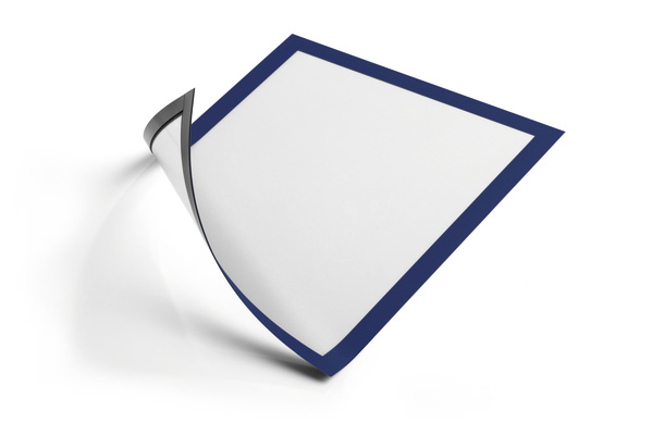 Durable DURAFRAME MAGNETIC - Dokumentenhalterung - für A4 - magnetisch - Blau (Packung mit 5)