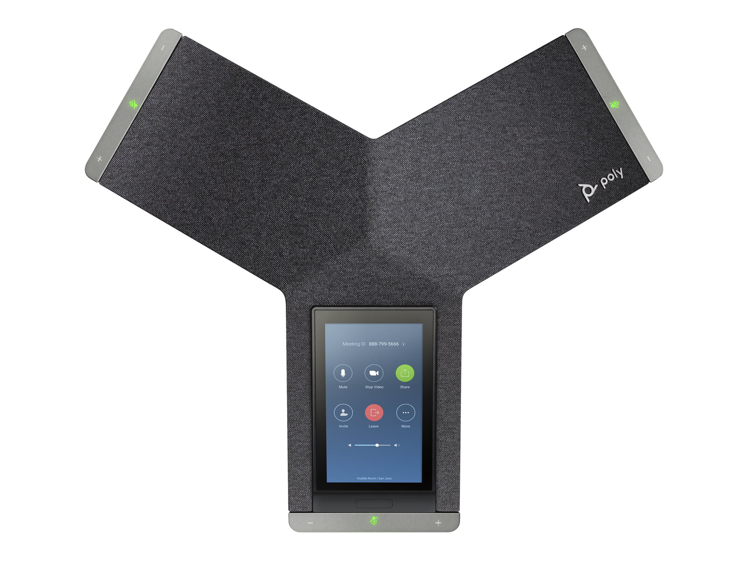 Poly HP Poly Trio C60 NR - VoIP-Konferenztelefon - mit Bluetooth-Schnittstelle mit Rufnummernanzeige/Anklopffunktion - IEEE 802.11a/b/g/n (Wi-Fi)