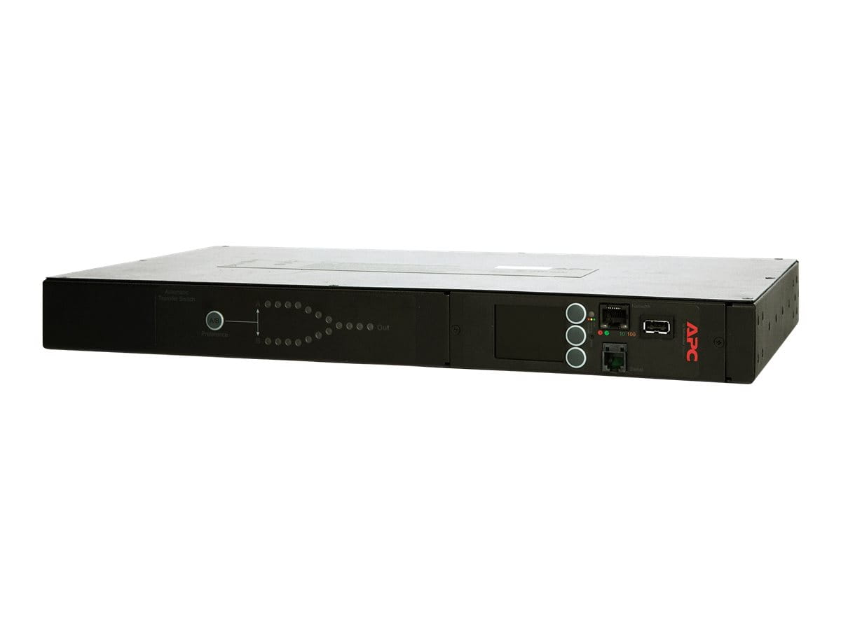 APC Rack Automatic Transfer Switch AP4450 - Redundant switch (Rack - einbaufähig)