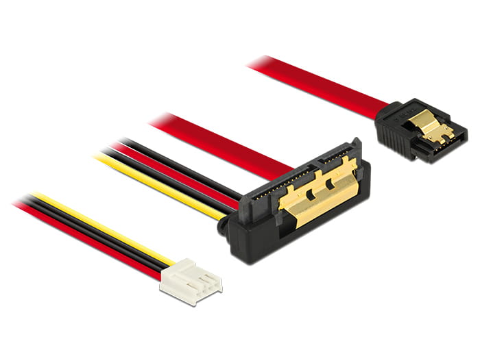 Delock SATA-Kabel - Serial ATA 150/300/600 - 4-Pin-Mini-Stromversorgungsstecker, SATA (R)