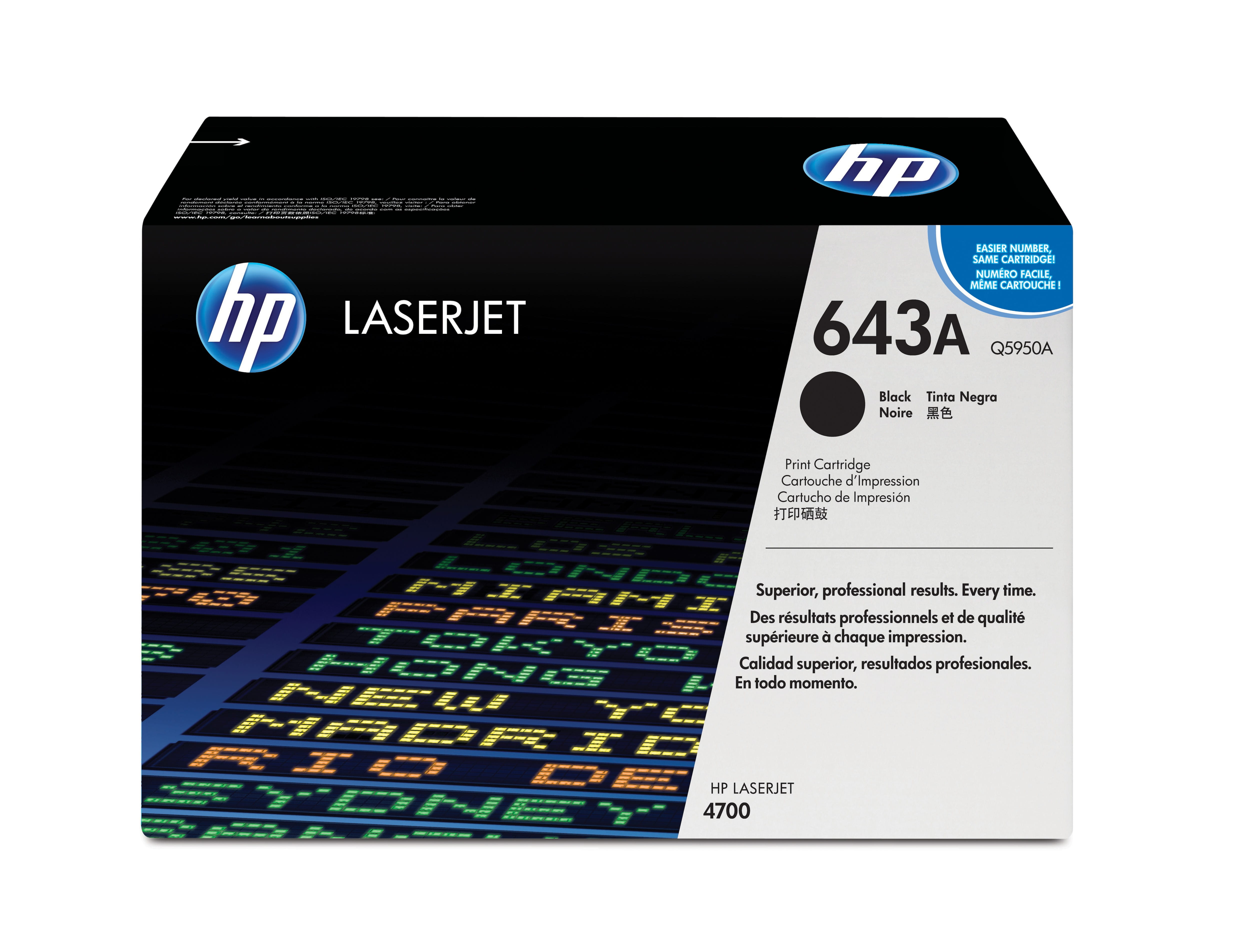 HP 643A - Schwarz - original - LaserJet - Tonerpatrone (Q5950A)