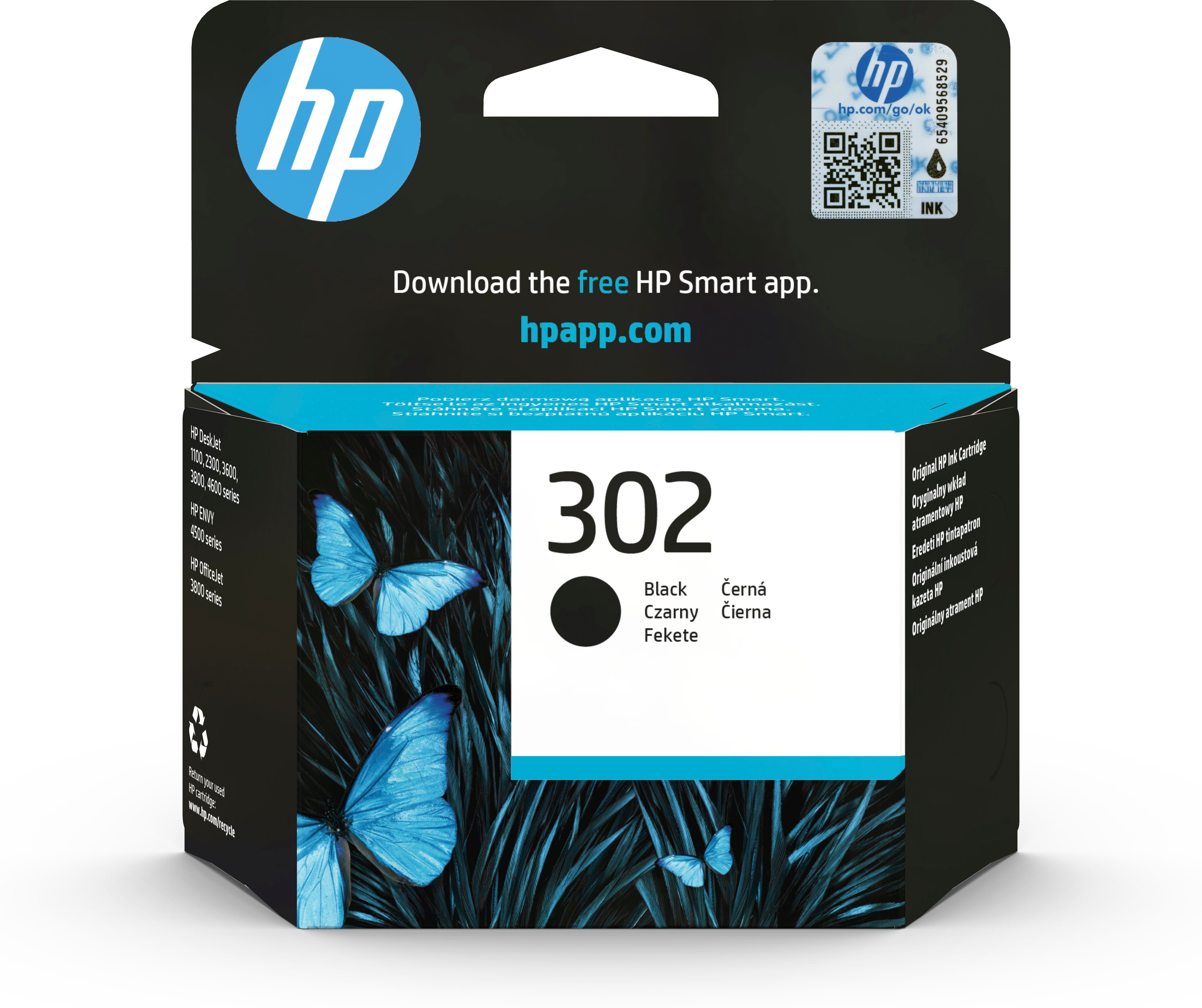 HP 302 - 3.5 ml - Schwarz - original - Tintenpatrone