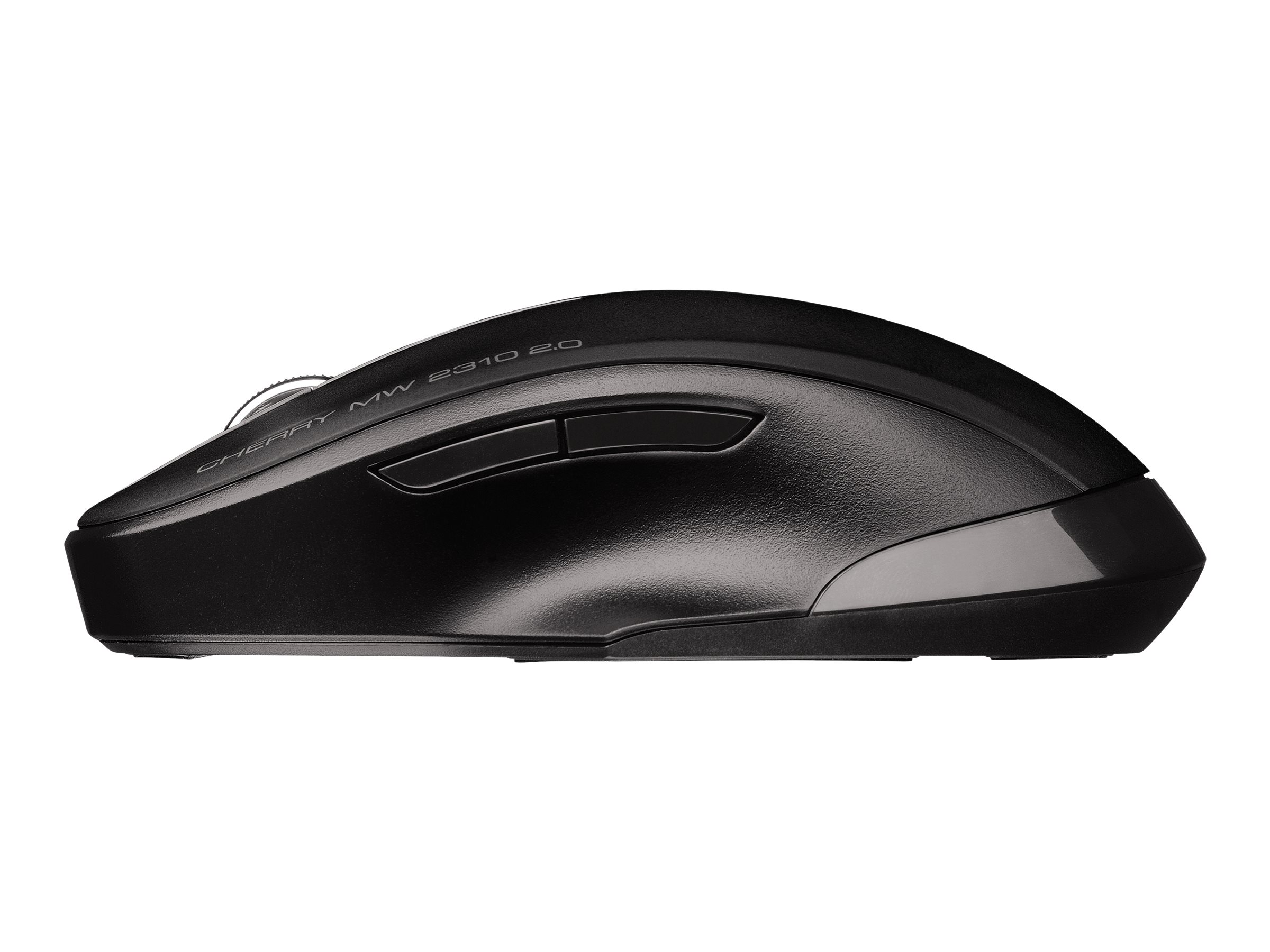 Cherry MW 2310 2.0 - Maus - rechts- und linkshändig - optisch - 6 Tasten - kabellos - RF, 2.4 GHz - kabelloser Empfänger (USB)
