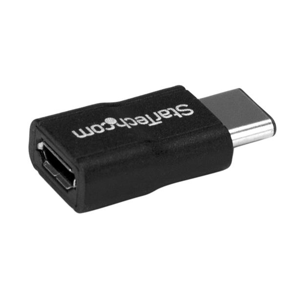 StarTech.com USB-C auf Micro USB Adapter - St/Bu - USB 2.0 - Kompatibel mit USB Typ-C mobil Geräten wie Nokia N1, Nexus 6P/5x & mehr - USB-Adapter - 24 pin USB-C (M)