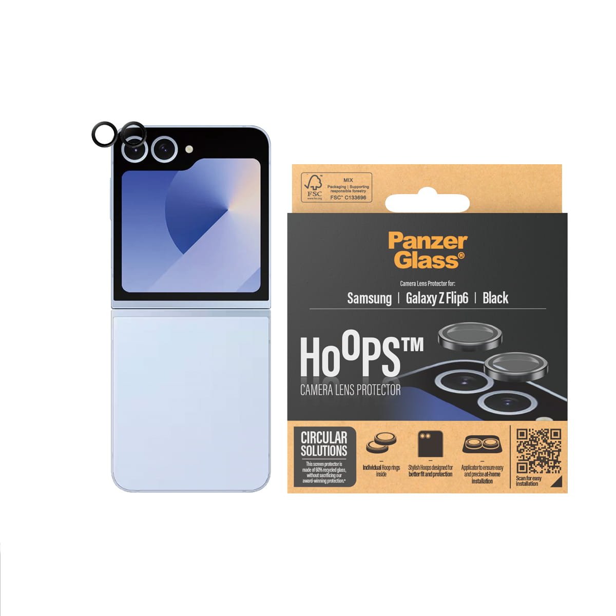 PanzerGlass Hoops - Objektivschutz für Handy
