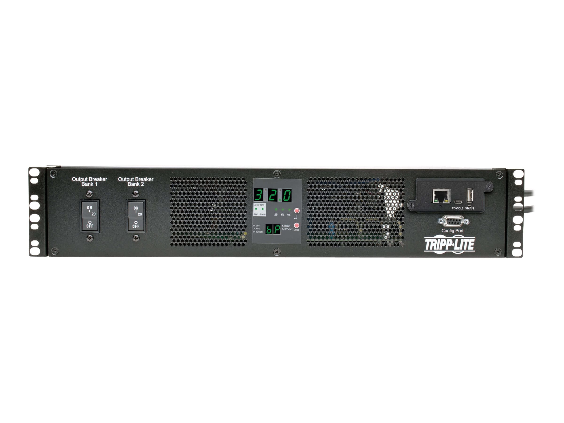 Tripp Eaton Tripp Lite Series PDU Switched 7.4kW 230V 16 C13 2 C19 2 IEC309 32A Blue Cords 2U - Stromverteilungseinheit (Rack - einbaufähig)