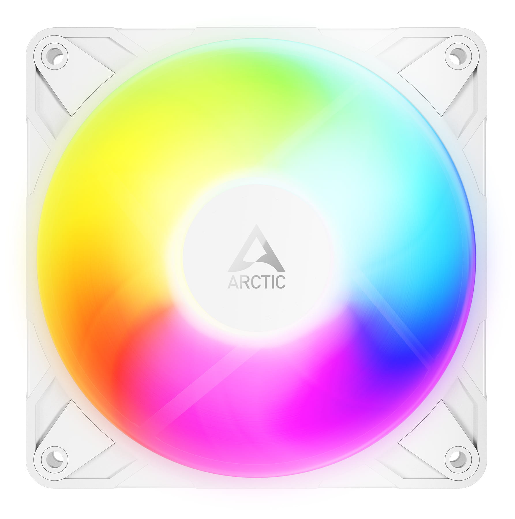 Arctic Pro Reverse A-RGB - Gehäuselüfter - 120 mm - weiß (Packung mit 3)