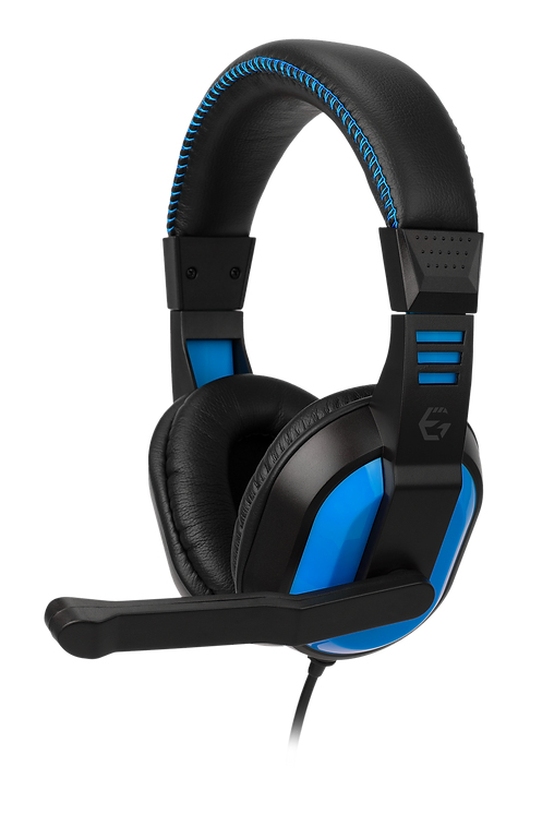 EgoGear SBP30-P4-BK, Gamepad + Headset, PlayStation 4, Digital, Blau, Ohraufliegend, 4 cm