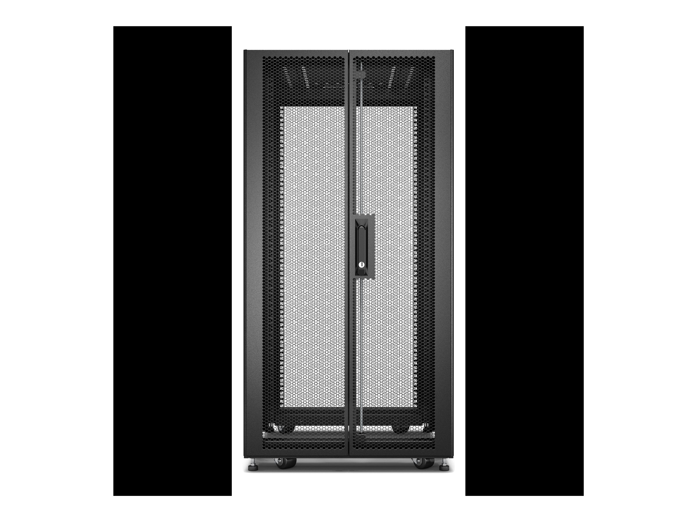 APC Easy Rack - Schrank Netzwerkschrank - Schwarz - 24U - 48.3 cm (19")