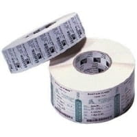 Zebra Z-Ultimate 3000T - Polyester - glänzend - permanenter Klebstoff - weiß - 25.4 x 38.1 mm 5180 Stck. (1 Rolle(n)