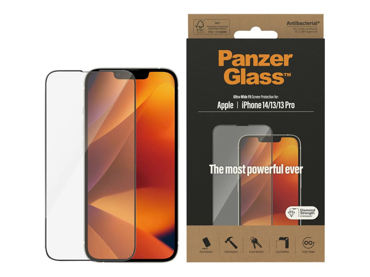 PanzerGlass Bildschirmschutz für Handy - ultrabreite Passform