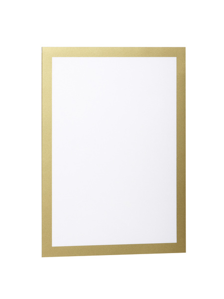 Durable DURAFRAME - Dokumentenhalterung - Oberflächenmontage - für A4 - magnetisch - doppelseitig - Gold (Packung mit 2)