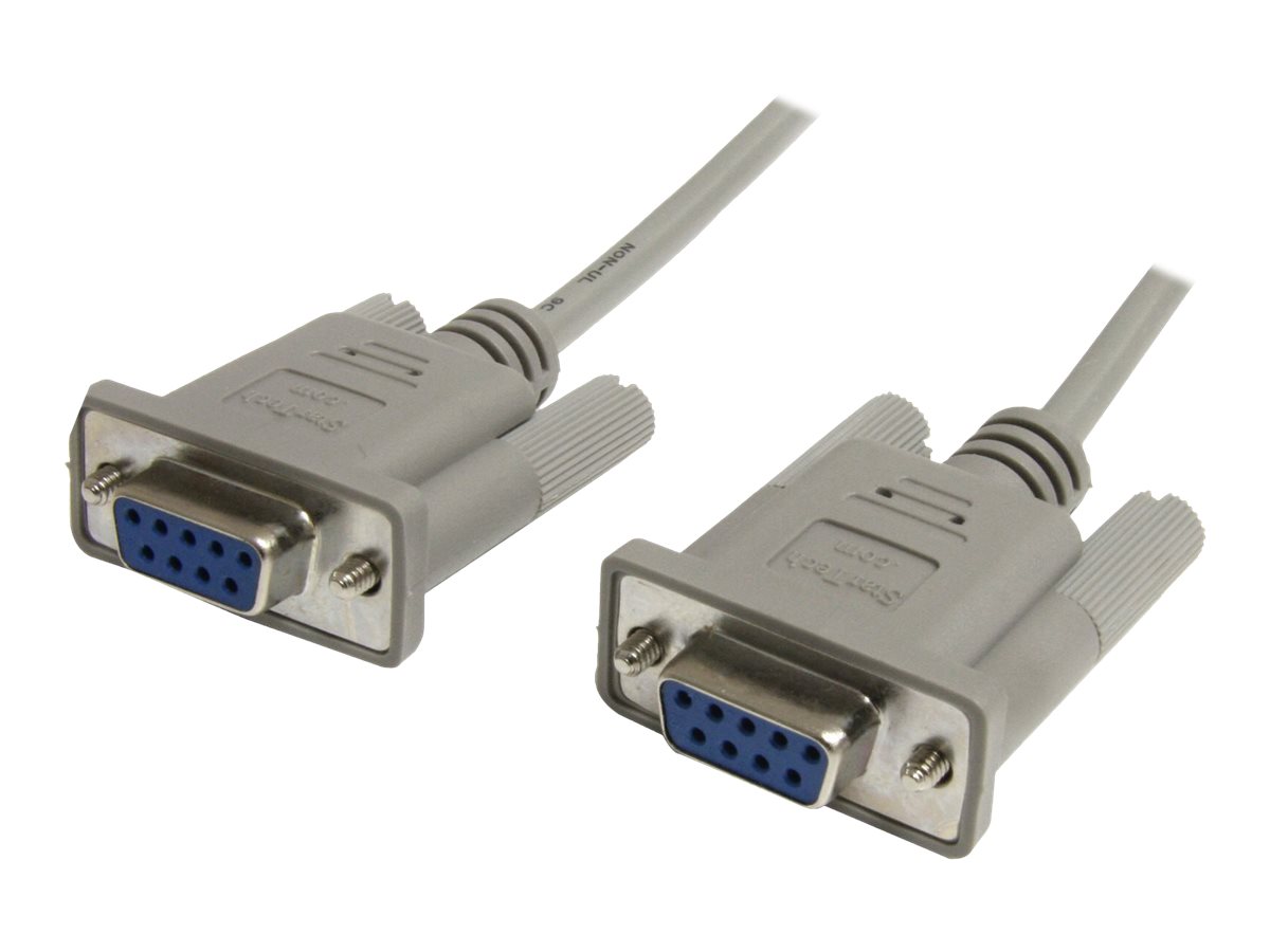 StarTech.com 1,8m Serielles DB9 Straight Through Kabel - Buchse/Buchse - Kabel seriell - DB-9 (W)