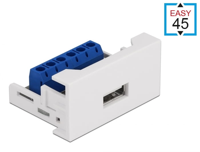 Delock Easy 45 - Einrastmodul - USB - 1 Modul