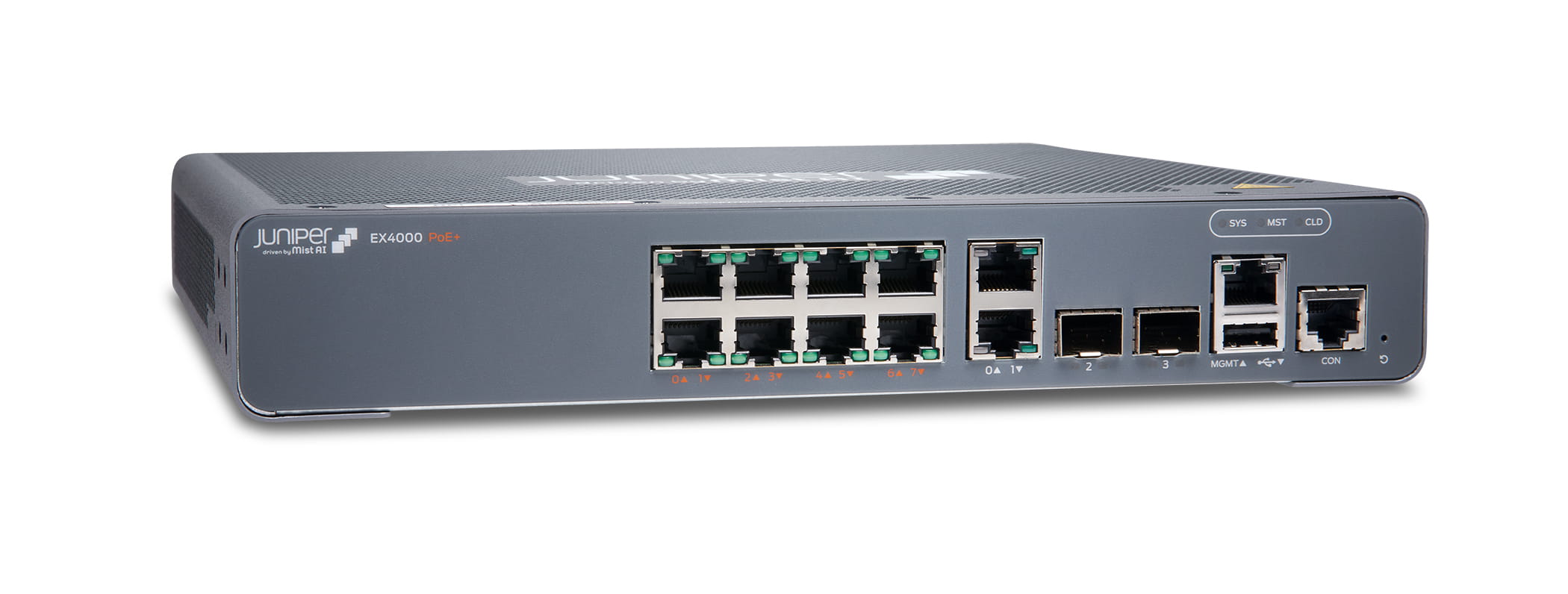 Juniper EX Series EX4000-8P - Switch - L3 - managed - 8 x 10/100/1000 (PoE+)