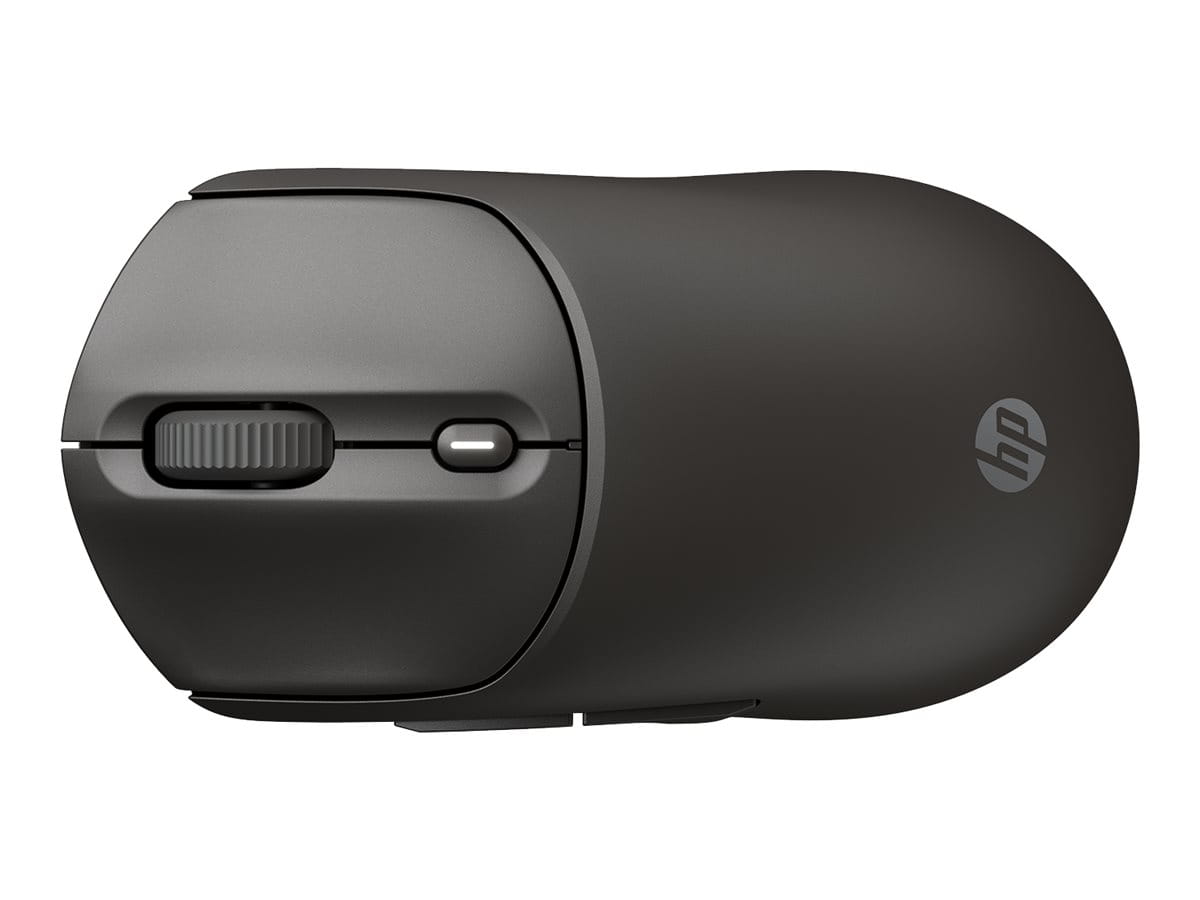 HP 405 - Maus - leise - rechts- und linkshändig - optisch - 5 Tasten - kabellos - Bluetooth 5.2, 2.4 GHz - kabelloser Empfänger (USB)
