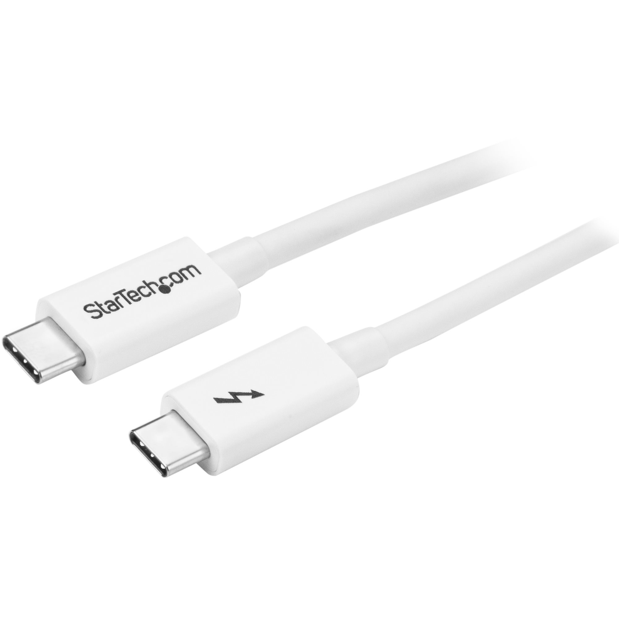 StarTech.com 3.3ft (1m) Thunderbolt 3 Cable, 20Gbps, 100W PD, 4K Video, Thunderbolt-Certified, Compatible w/ TB4/USB 3.2/DisplayPort - Thunderbolt-Kabel - USB-C (M)