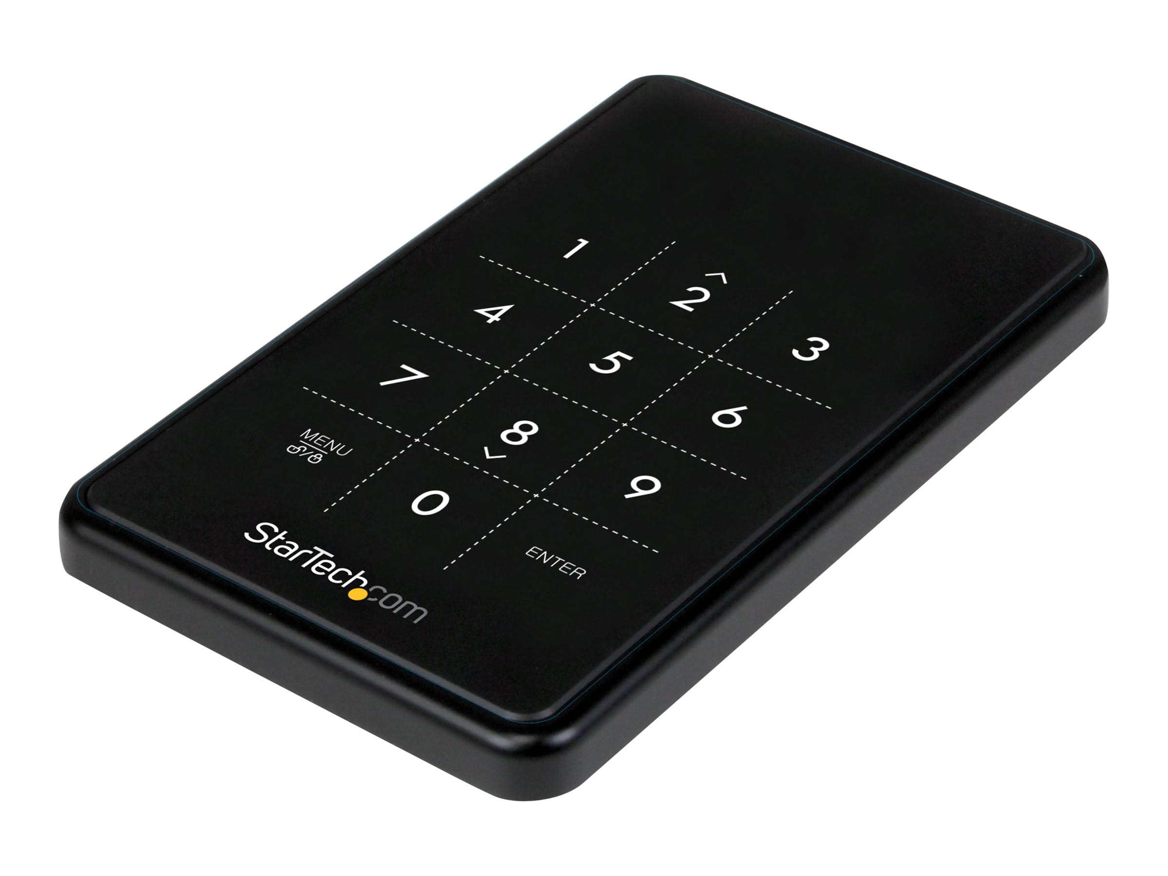 StarTech.com USB 3.0 Hard Drive Enclosure - Encrypted SATA Hard Drive to USB - HDD/SSD Enclosure with Password Protection (S2510BU33PW)