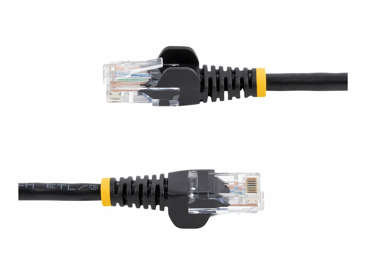 StarTech.com 3m Cat5e RJ45 UTP Netzwerkkabel Snagless - Cat 5e Patchkabel - Schwarz - Stecker / Stecker - Patch-Kabel - RJ-45 (M)