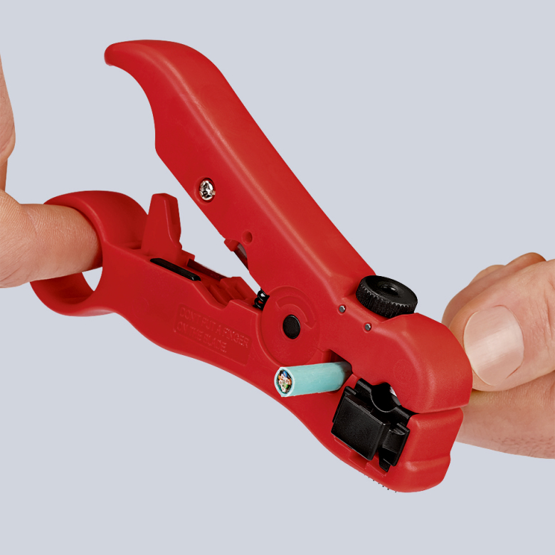 KNIPEX Kabel-Abisolierzange - für Koax- und