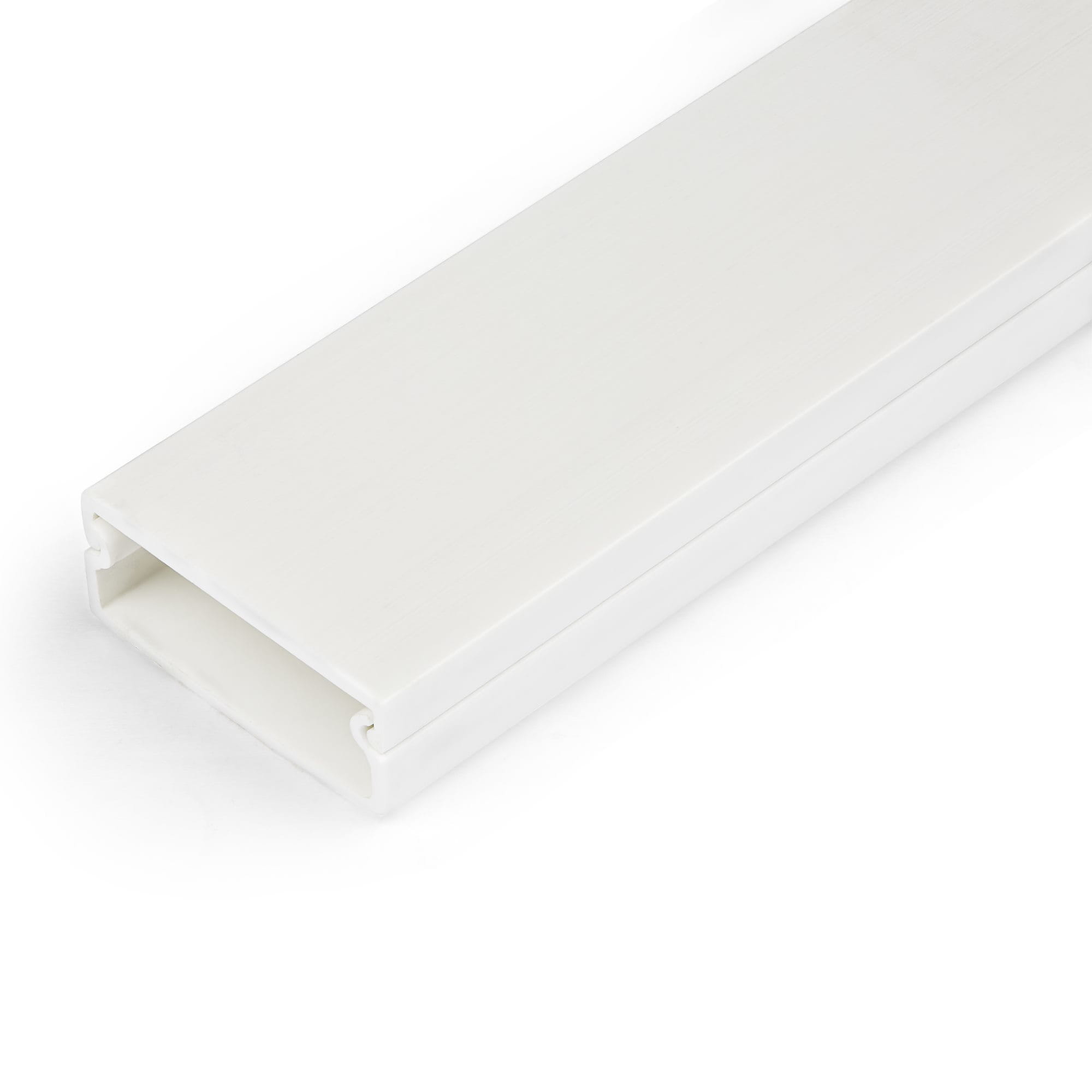 StarTech.com Solid Cable Management Raceway with Adhesive Tape & Cover, 1-1/4"(32mm)W x 3/8"(11mm)H, 3ft(1m) length, PVC Network/Power Cord Hider/Wall Wire Duct, Max 12 Cables, UL Listed - UL94 V0, M1 Fire Rated (CBMWWD3211)