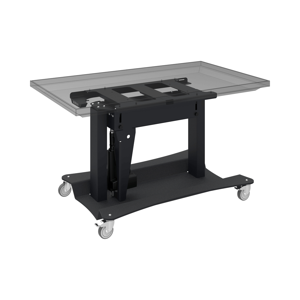 Vogel's SmartMetals Tip & Touch-Stativ max. 75 Zoll, 95 kg, Freistehend, 95 kg, 139,7 cm (55"), 190,5 cm (75"), 600 x 400 mm, Schwarz