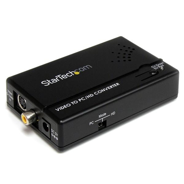 StarTech.com Composite und S-Video auf VGA Video Konverter mit Scaler - VGA zu RCA (YPbPr)