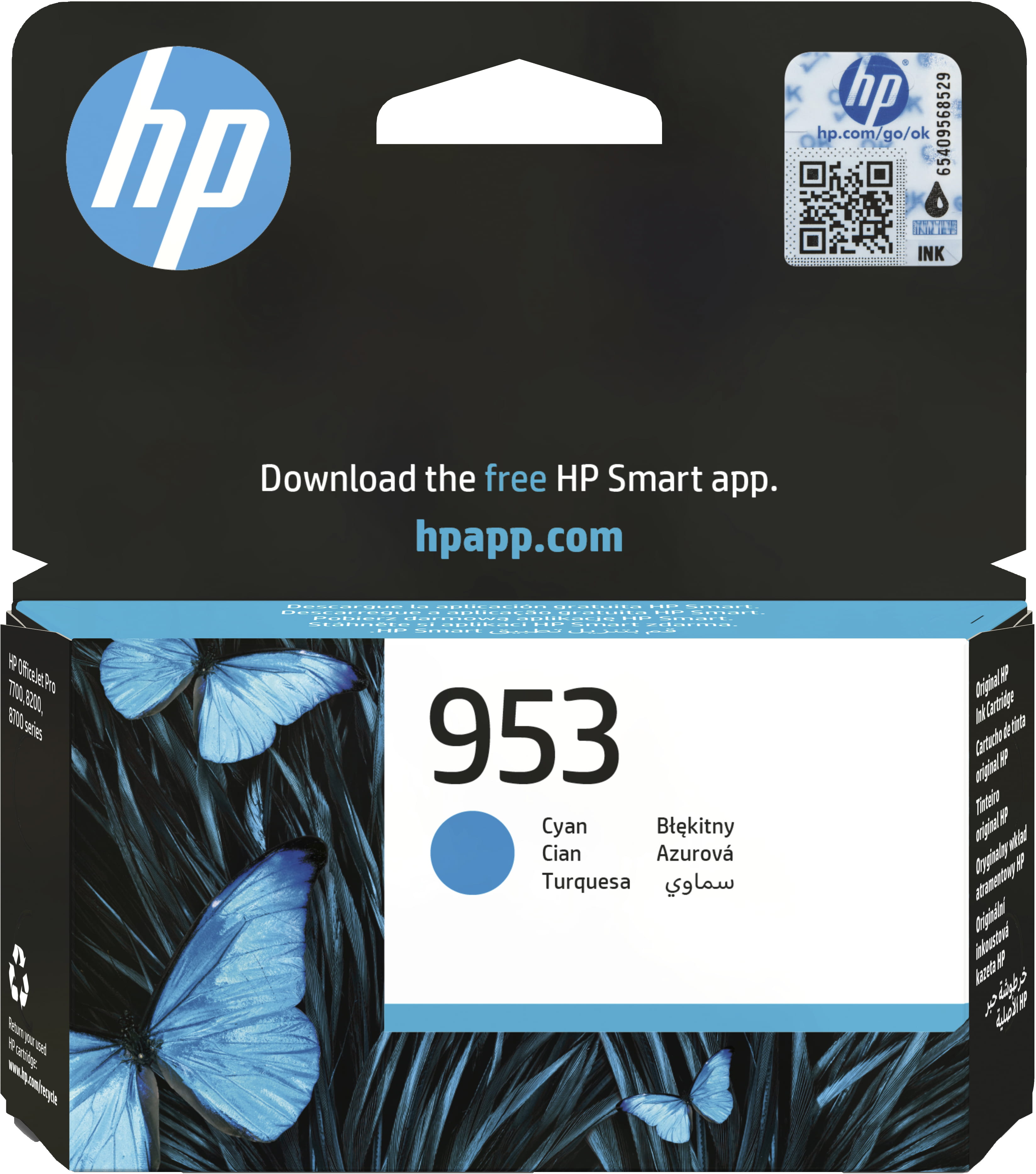HP 953 - 9 ml - Cyan - original - Blisterverpackung