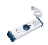 Bachmann 924.164, 2 AC-Ausgänge, Typ F, 230 V, 50 Hz, 16 A, Typ F (Schuko)