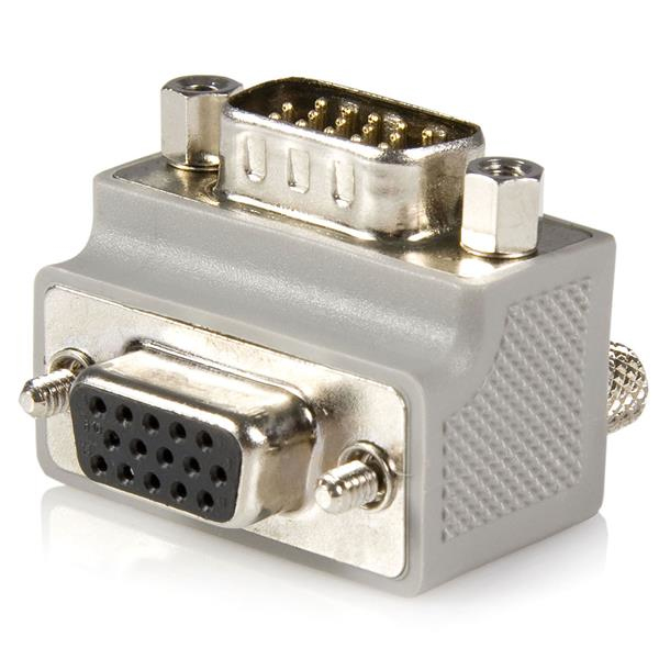 StarTech.com VGA auf VGA Kabel Adapter Typ 2 rechts gewinkelt - St/Bu - VGA-Adapter - HD-15 (VGA)
