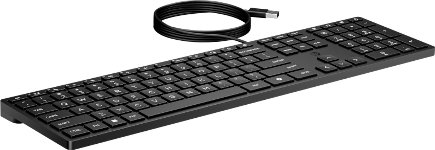 HP Desktop 320K - Tastatur - USB - QWERTY - Englisch (Packung mit 12)