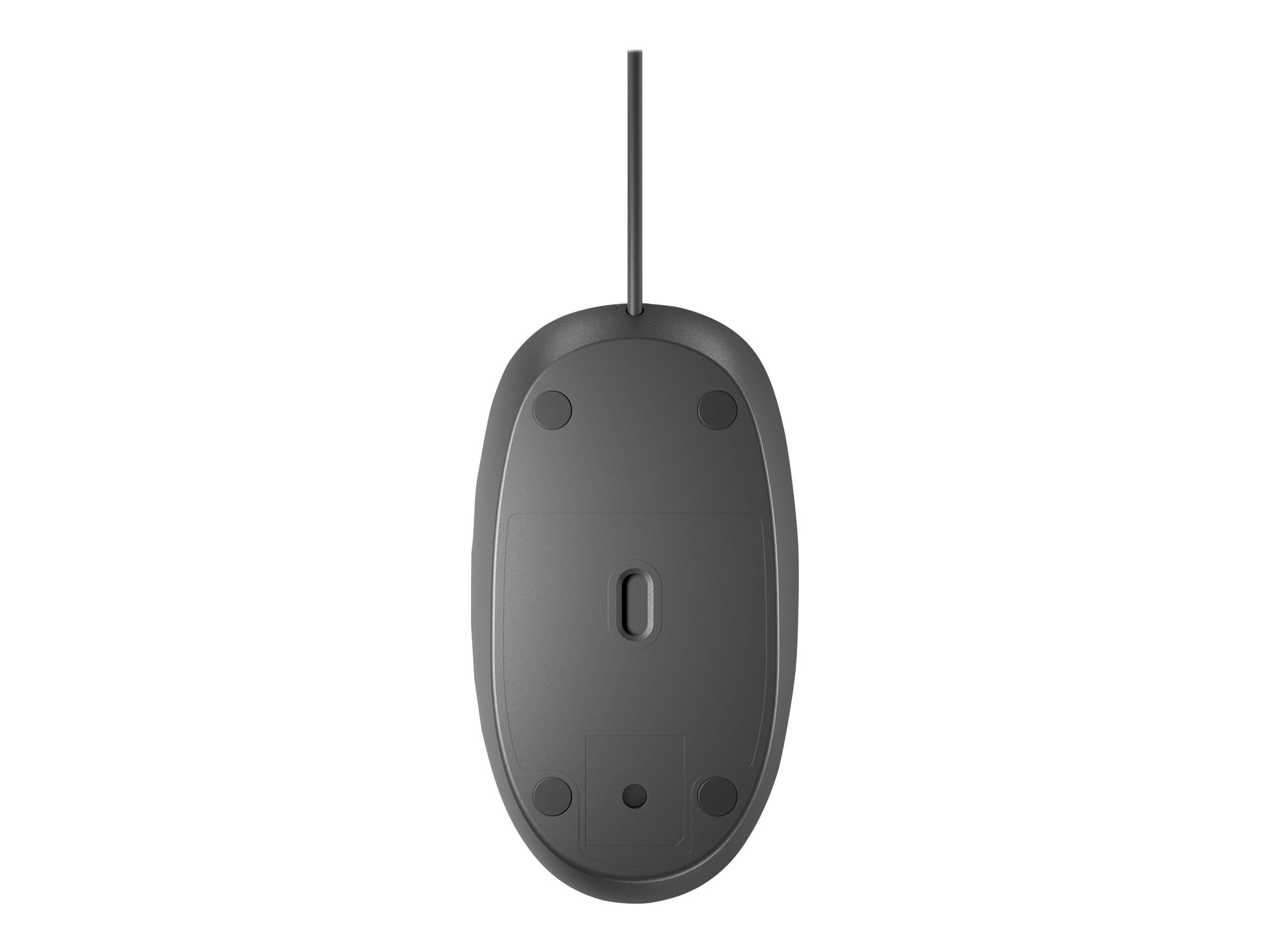 HP 125 - Maus - kabelgebunden - USB - Schwarz