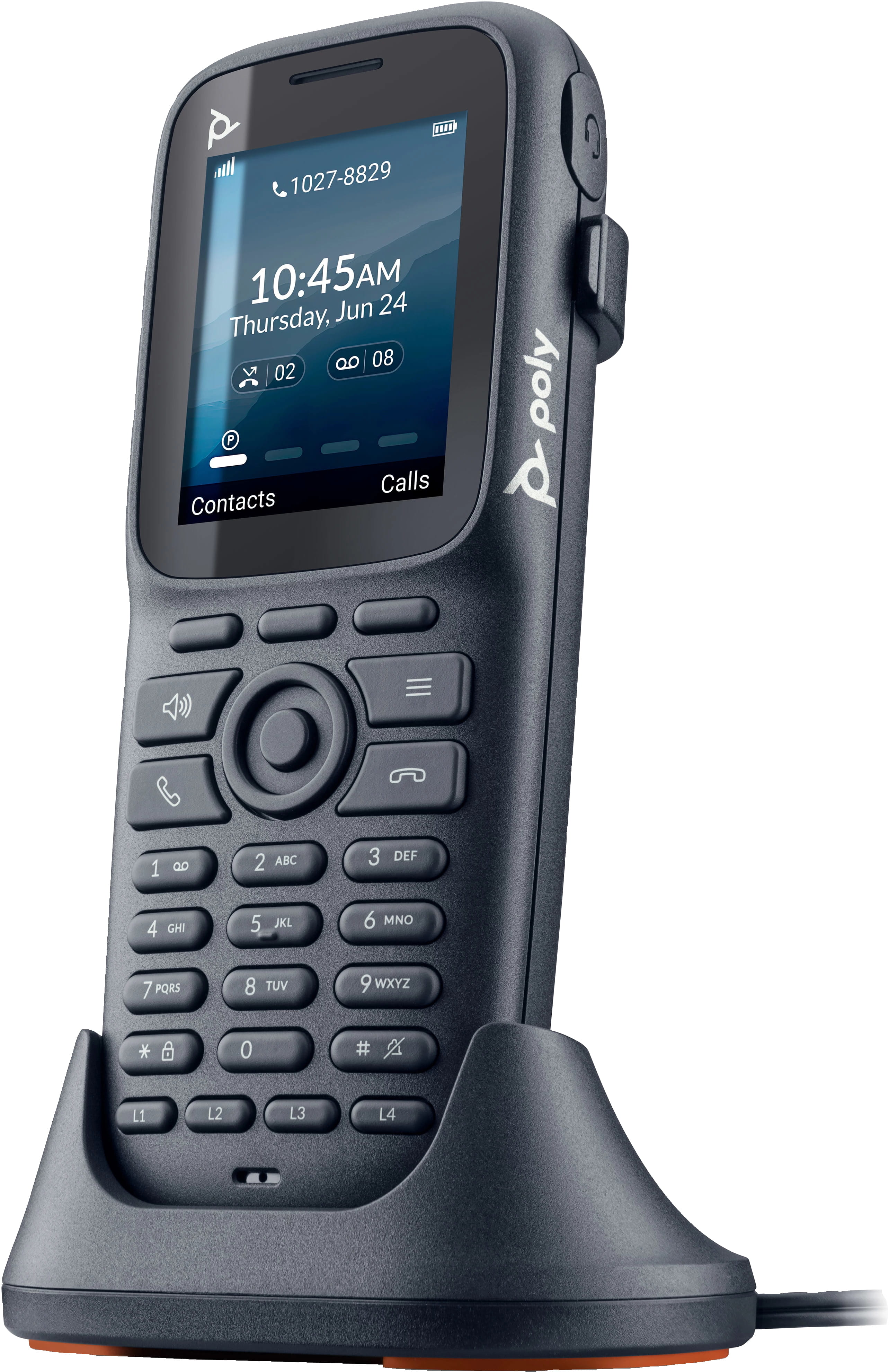 Poly Rove 20 - Schnurloses VoIP-Telefon mit Rufnummernanzeige/Anklopffunktion