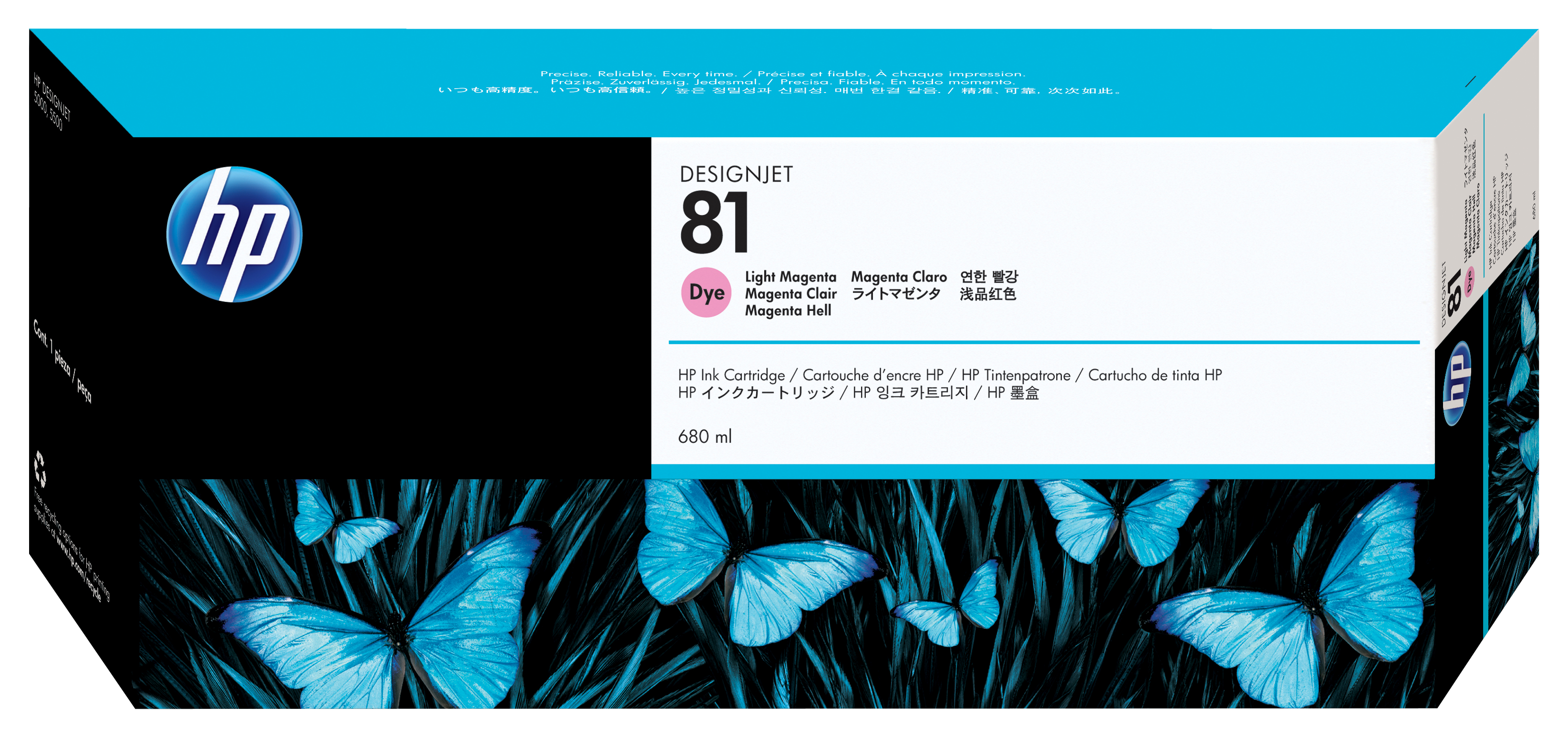 HP 81 - 680 ml - hellmagentafarben - original