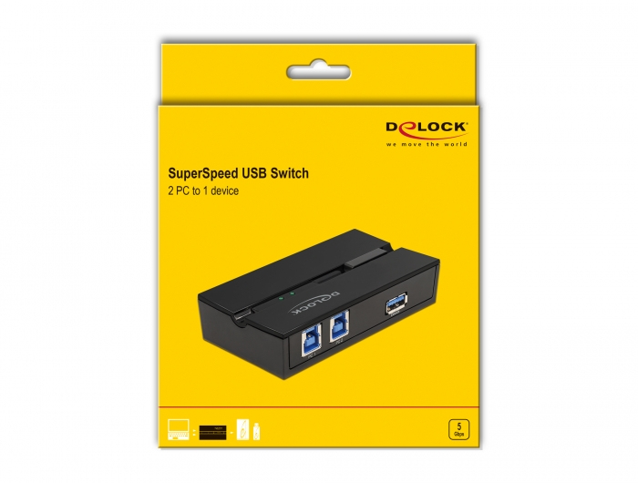 Delock USB-Umschalter für die gemeinsame Nutzung