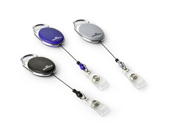 Durable STYLE - Ausweishalter - dunkelblau (Packung mit 10)